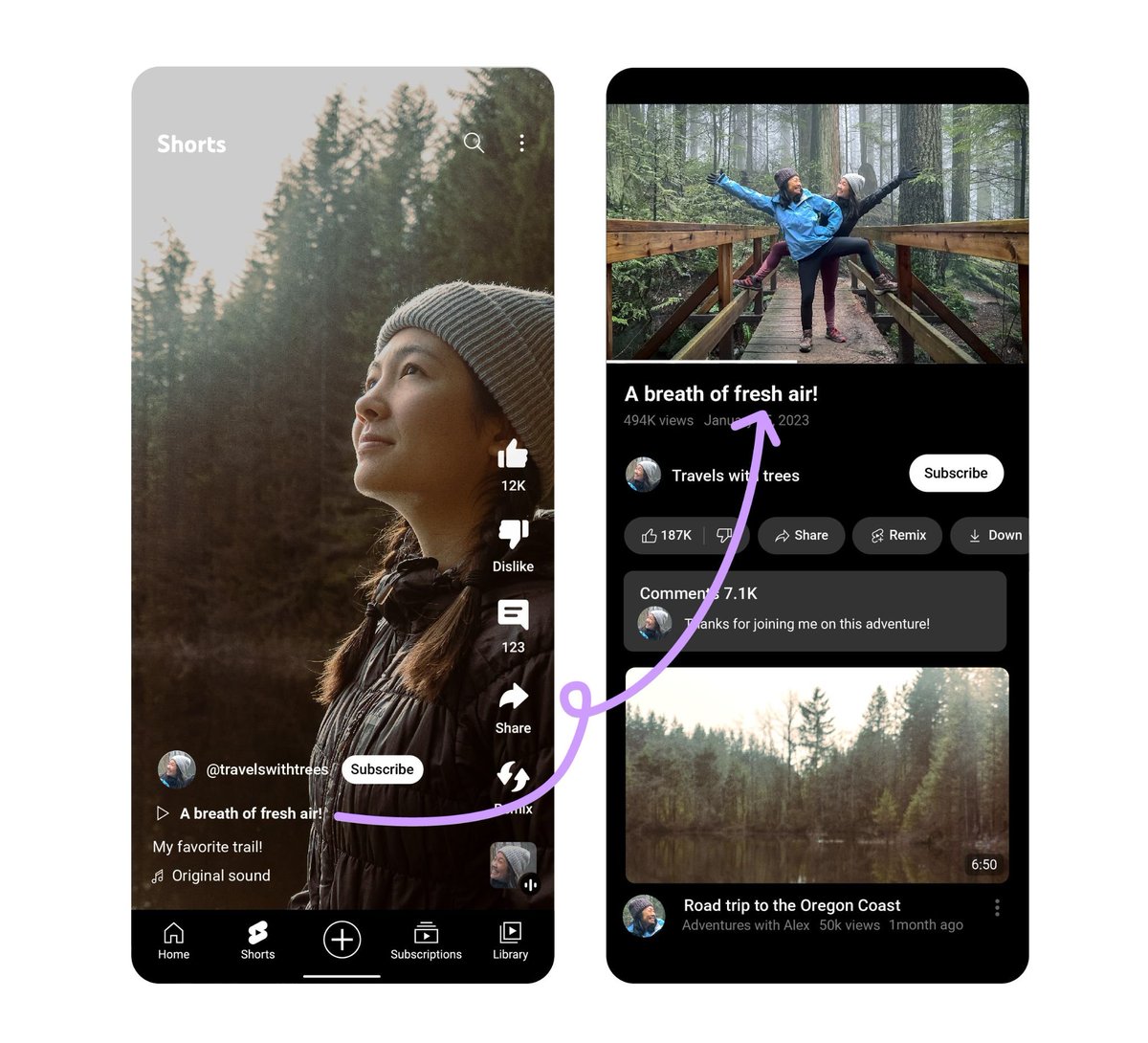 digitype's tweet image. YouTube is introducing an update to its Shorts and this one is HUGE! 🎥

Starting next month, all creators on the platform will be able to link all shorts (no matter the views!) back to the original and longer version of the clip.

Let&apos;s get your clips and shorts on the roll! 🚀