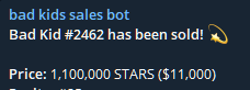 dogemos's tweet photo. someone just spent $22.5k to buy 3 bad kids https://t.co/de4MiWJKyK