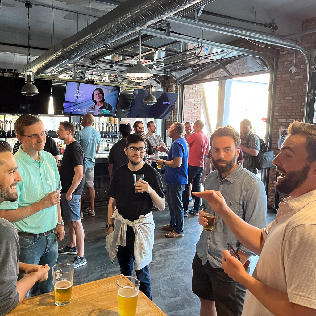 JahnelGroup's tweet photo. JG remote crew is in town!!
We love seeing our remote teams, internet friends, and even office mates take the opportunity to hang out and catch up with the rest of the JG crew.
Needless to say, last night's JG Happy hour was a HIT! ๐ป๐ป๐ป
#Goodmates #GoodTimes #JGCulture https://t.co/w9XJZmYgyu