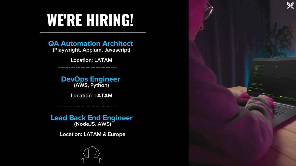ModusCreate's tweet photo. Are you ready to transform your career? We are hiring several positions in Latin America and Europe.  
Learn more and apply ➡

⭐️ QA Automation Architect - LATAM: https://t.co/JsrlkRX3xp
⭐️ Lead back end engineer - Europe: https://t.co/gjHhyOqG9N  

➡️ https://t.co/vPjf2O2EYZ https://t.co/ANwDBtI1FE
