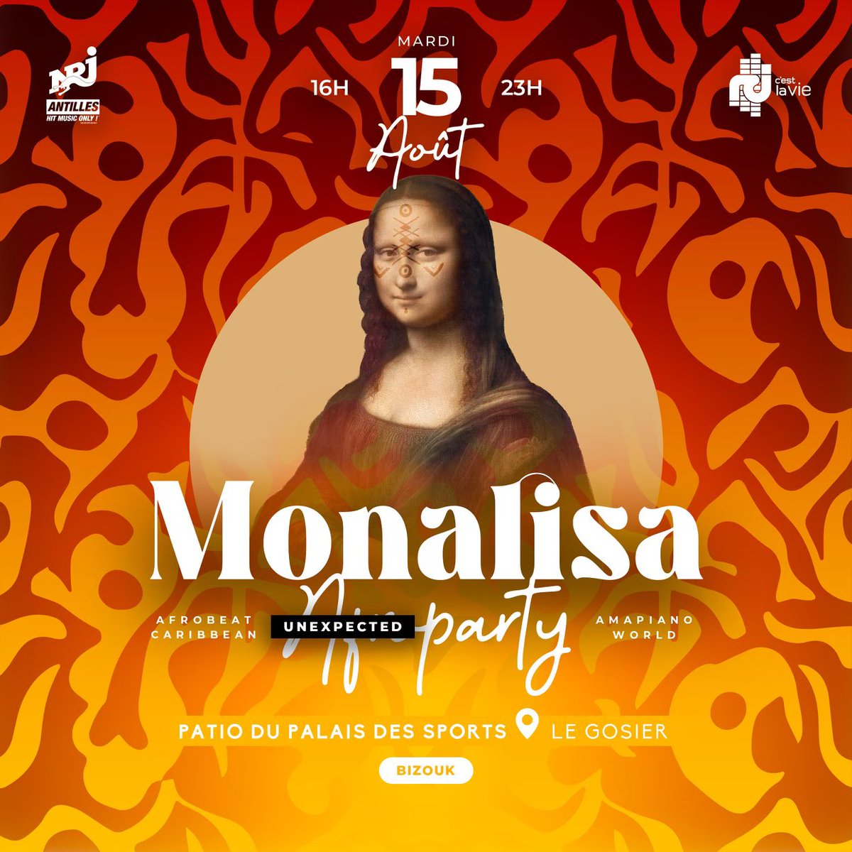 MonAfroparty's tweet photo. Mardi 15 Août ! An unexpected @MonAfroparty ! ❤️‍🔥🤯
Billetterie ouverte : https://t.co/OAj5Uww1Ku https://t.co/C2bZrQjLCu