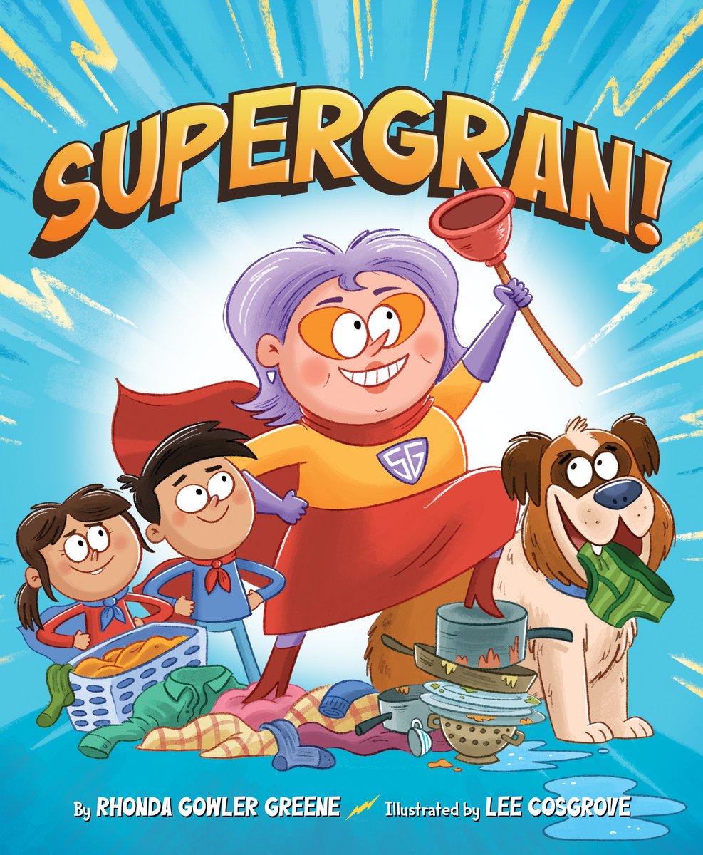 SleepingBearBks's tweet photo. What does it take to save the day? Maybe just some good ole’ fashion grandma energy! Supergran can tackle anything you throw her way! 

"Supergran," a laugh-out-loud funny title from @rgowgreene and @gorillustrator available for pre-order now, out 8/15! https://t.co/hA7uJl13Y7 https://t.co/baQOMqJjyC