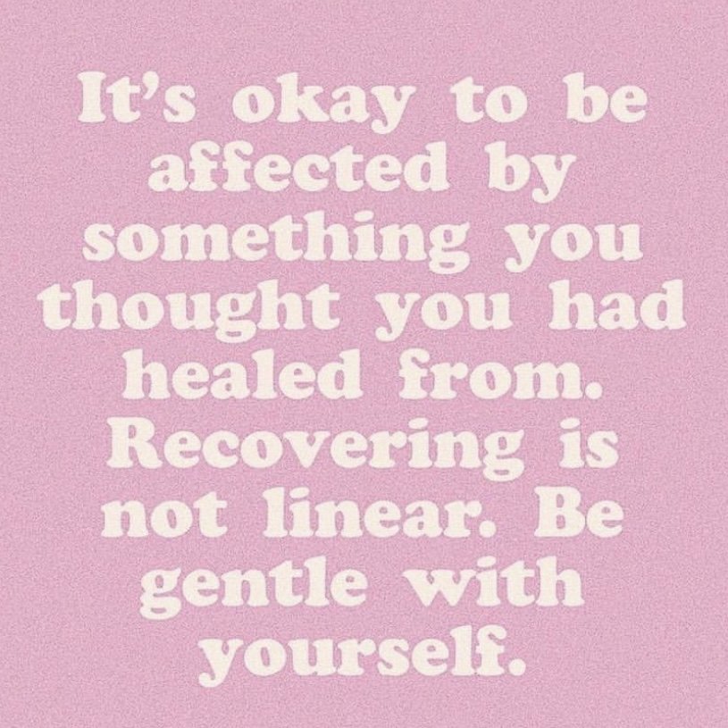 Don't stay to long to be healed....