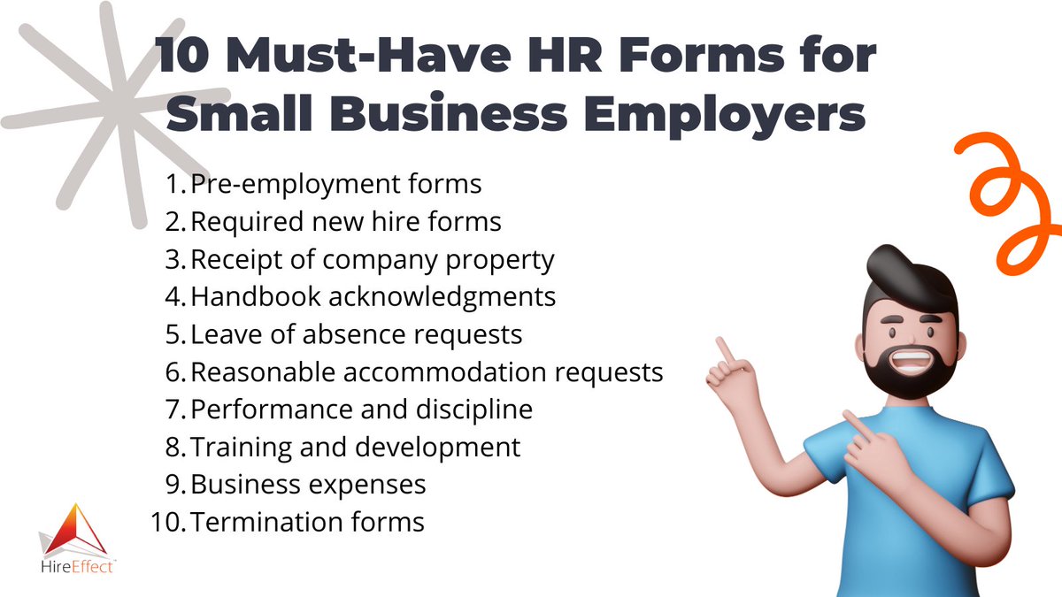 10  Must-Have #HRForms for #SmallBusiness Employers - Avoid the red tape!  Maintain certain HR forms to comply with federal, state, and local laws.  

sbshrs.adpinfo.com/blog/10-must-h…