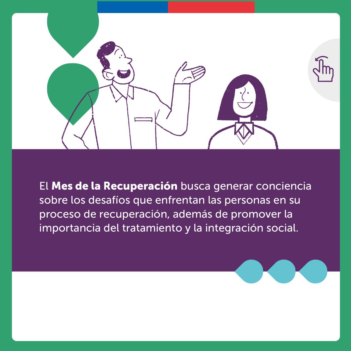 SLicanten's tweet photo. Agosto es el #MesDeLaRecuperación del Consumo de Alcohol y Otras Drogas, una oportunidad para generar conciencia sobre los desafíos que conlleva el camino a la reinserción en la sociedad por parte de las personas con consumo problemático.
#MásComunidadMásPrevención https://t.co/fFY92cb349