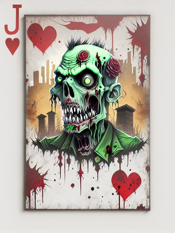 CCCasino's tweet photo. J♥️. Zombie Jack of Hearts

🔥 2 #MATIC 🔥

⬇️ Discover your favorite card from many themes and styles on #OpenSea:
👉https://t.co/lDs2b8DLTY👈

#NFT #nftart #nftdrop #nftproject #NFTCommuntiy #nftcollector #CCC #CryptoCard #zombies #ETH #POLYGON #POL #PolygonNFTs https://t.co/7JJ8iUkTrz
