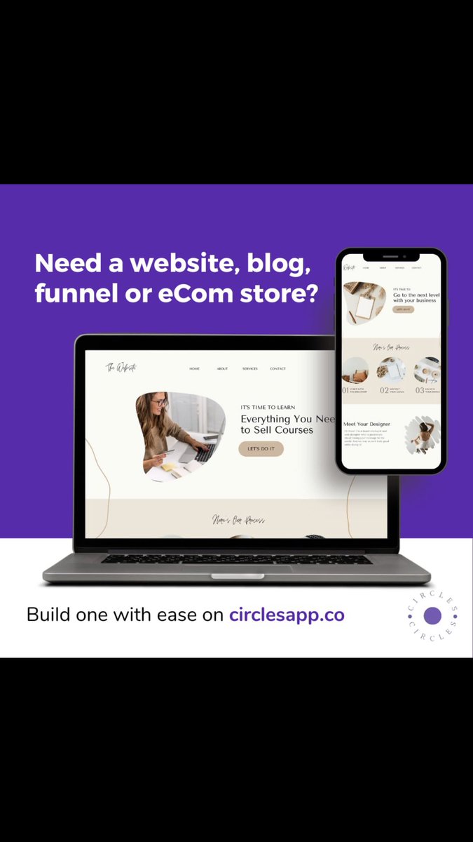 X22Report11's tweet photo. Have you been looking for ways to create a website on your own??
With @Circles_ng , you can do this without engaging a website developer. It’s a Do-It-Yourself platform.

Visit https://t.co/46W42dn46n for more details. https://t.co/o1drxYicss
