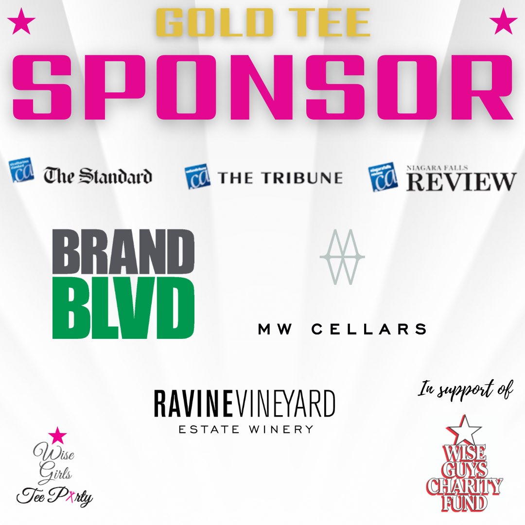 Today we’d like to recognize our Gold Tee sponsors! Thank you so much for your amazing support! <a href="/WGWiseGirls/">Wise Girls Committee</a> <a href="/WiseGuysCmtee/">Wise Guys Committee</a> <a href="/WiseGuysCharity/">Wise Guys Charity Fund</a>