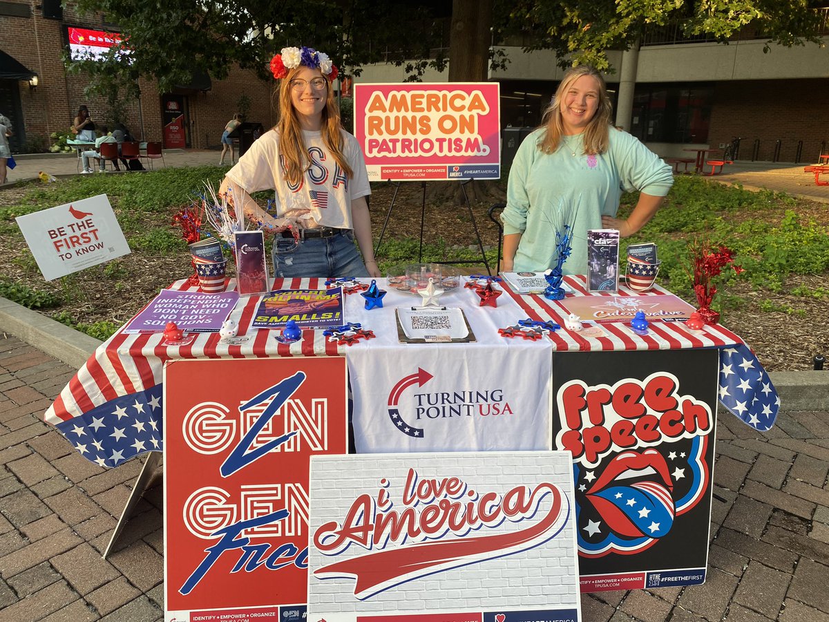 maggiefuchs9's tweet photo. So proud of the @tpusastudents at the University of Louisville who spent their summer representing @TPUSA at three different freshman orientations. 

They are already making a difference on campus and the school year hasn’t even started! https://t.co/pffjahbu1I