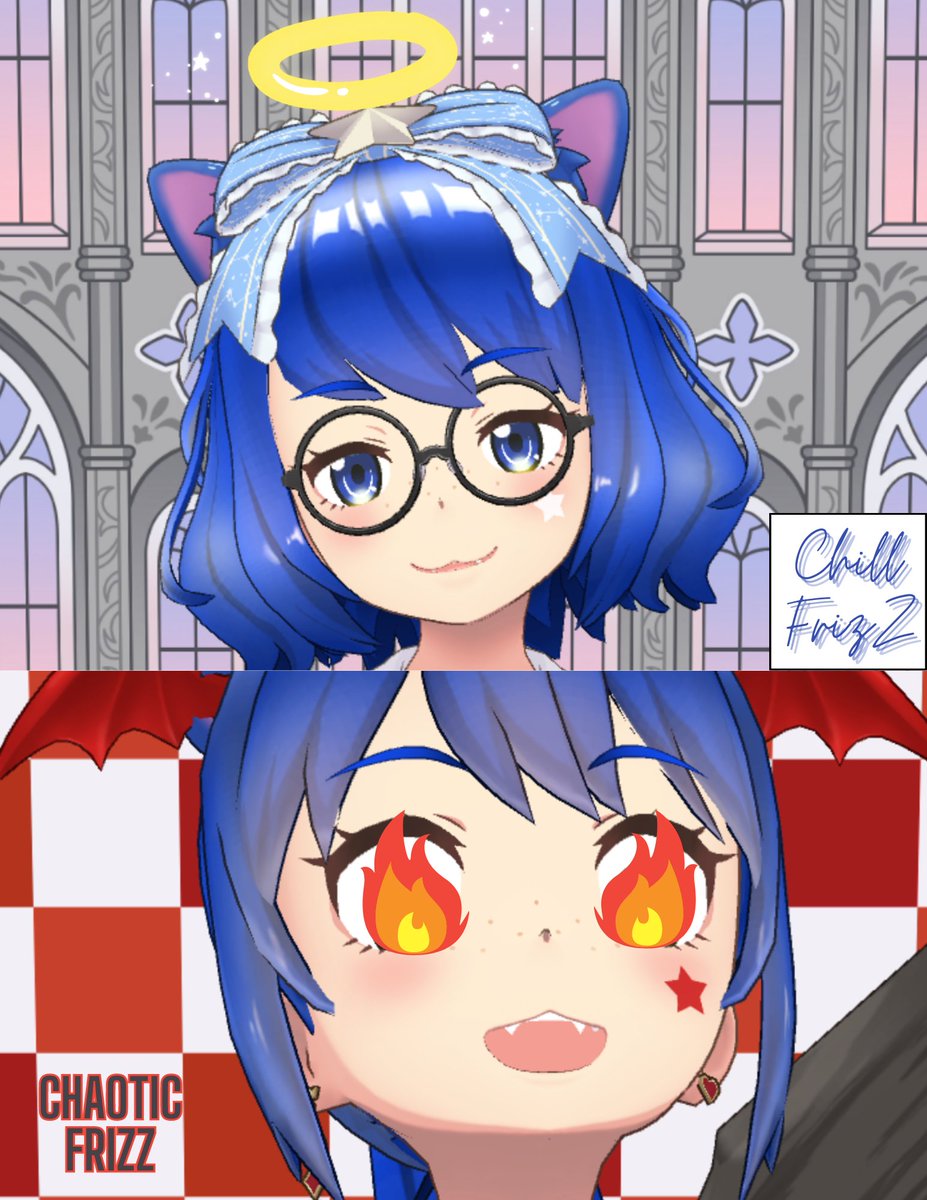 FrizZBeth's tweet photo. There are only 2 types of Frizz while stweaming.....
#mwuhaha #hehe #chill #choatic #sweetnsalty #vtuber https://t.co/JgRkrVyT9D