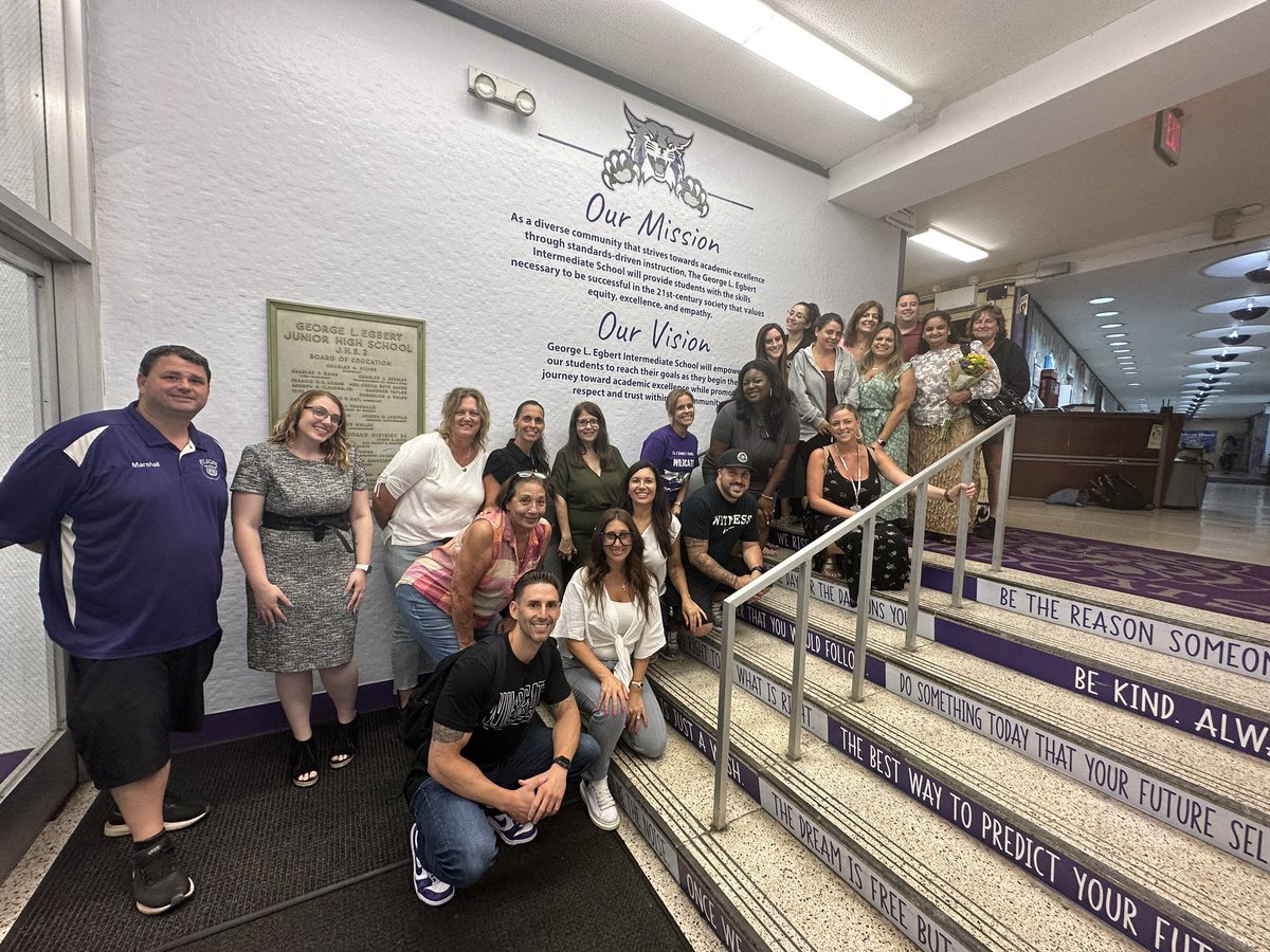 JillPassantino's tweet photo. Thank you to our ESY and Summer Rising Crews! We had a fantastic summer with phenomenal educators! Thank you Mr. Whitford and Mr. Marshall for your leadership! #2getherISbetter #2riseIS2liftothers #pastmeetpresent #untilnextsummer☀️ https://t.co/I5zCJItzHE