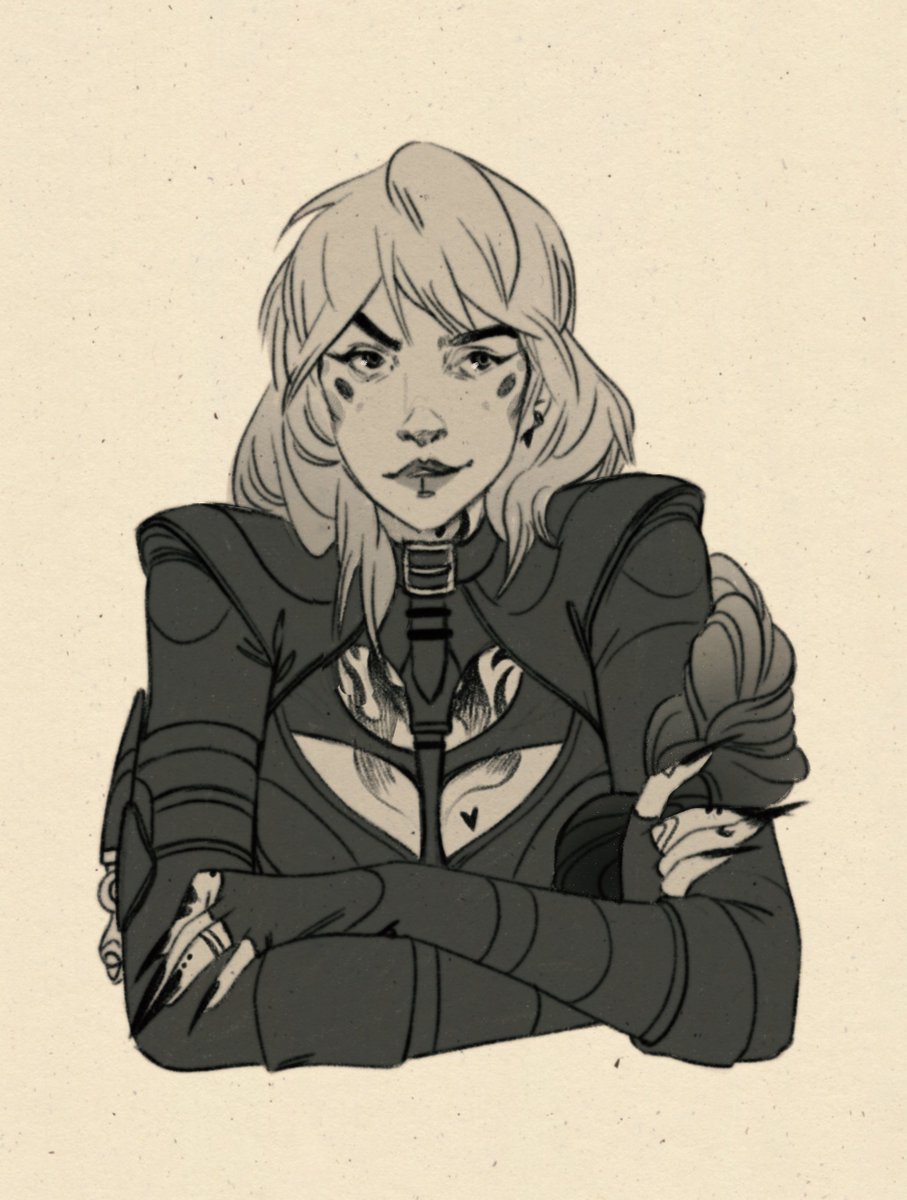 「oh god, post sharing edit sweat. Here we」|Chantal Horeisのイラスト