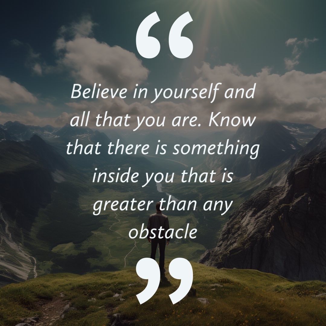 Boena's tweet photo. #BelieveInYourself
#InnerStrength
#OvercomeObstacles
#YouAreCapable
#PositiveMindset
#UnleashPotential
#InnerPower https://t.co/wv7KCteO3a