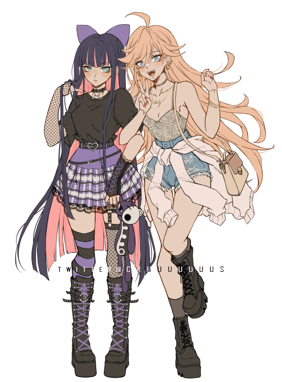 Cruuuuuuus's tweet image. Panty &amp;amp; Stocking 😳