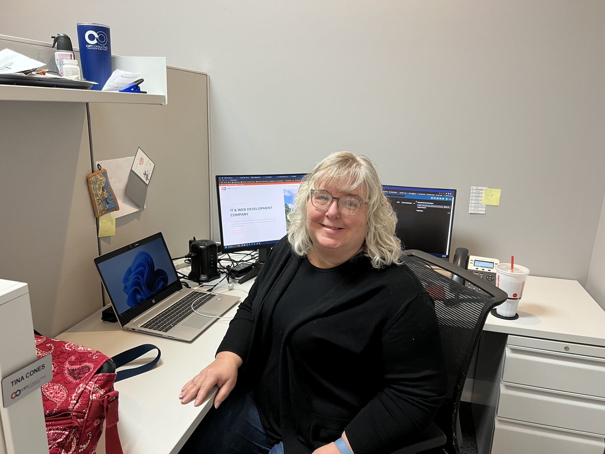 C2ITConsulting's tweet photo. Congratulations to Tina Cones for being part of the #C2IT team for 2 years! Tina is a superstar when it comes to helping and supporting our clients with their day-to-day IT needs. She's a fabulous part of our team! #SeeToIt #Workiversary https://t.co/jxzNofrrgs