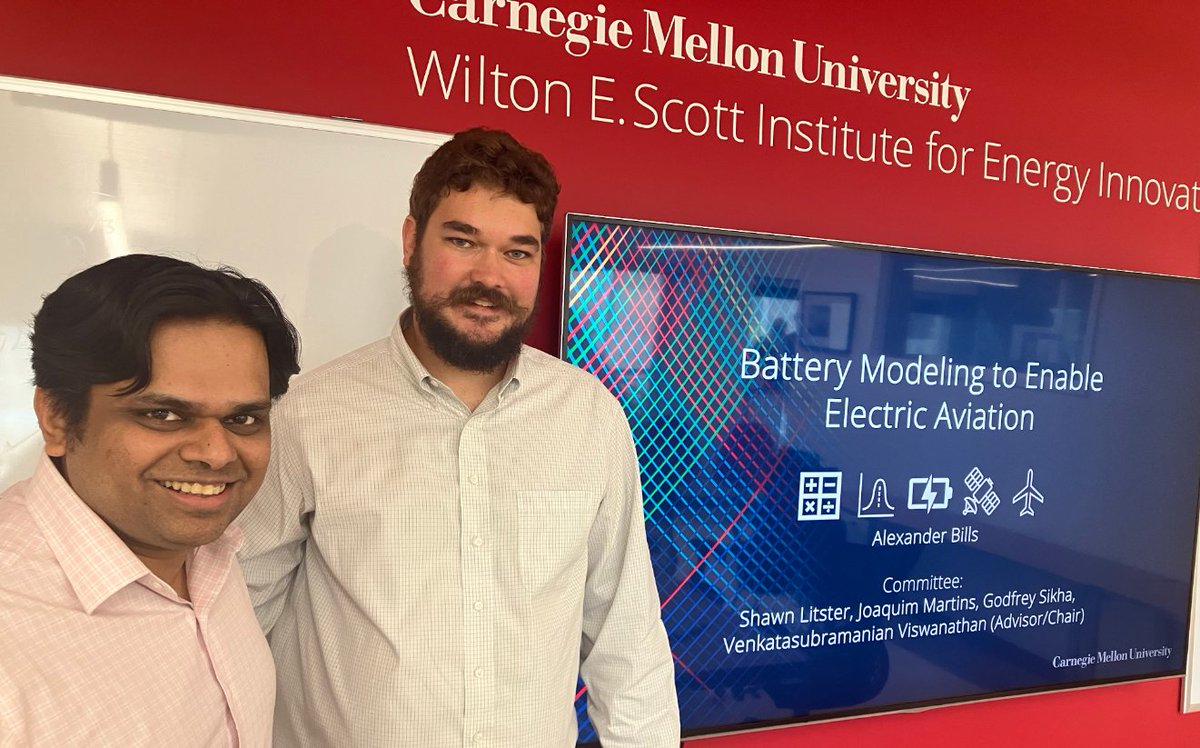 PhD#15 in the books. Congrats to @AlecBills1 on an incredible journey unraveling modeling of batteries for electric aviation and space. Two great pieces in @ACSEnergyLett and large dataset in @ScientificData pubs.acs.org/doi/10.1021/ac…
