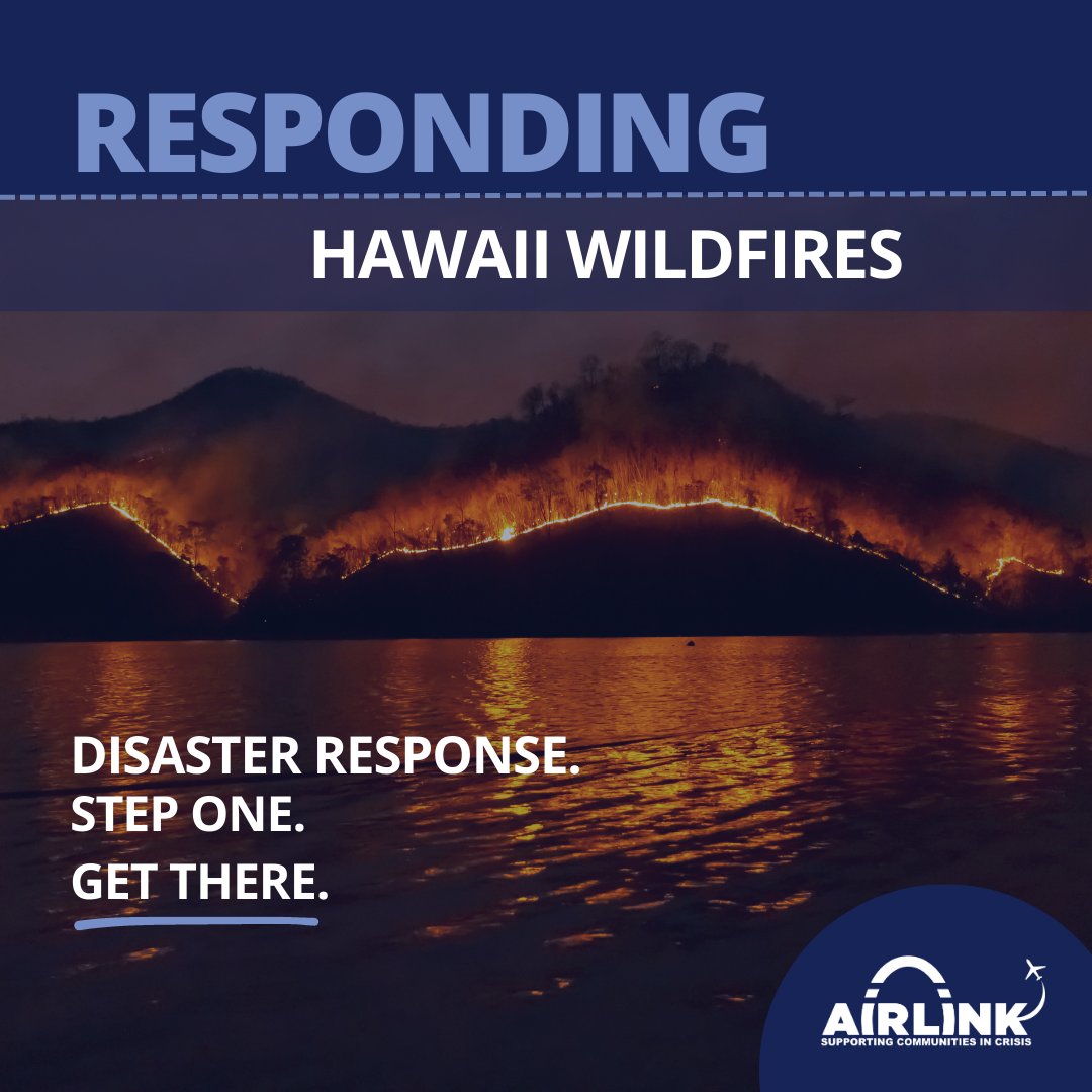 Airlink is responding to the #Hawaii wildfires that have claimed 36 lives with #Maui bearing the brunt of fires. We are working with NGO and airline partners to provide free flights for personnel, in addition to transporting aid to reach affected islands. rb.gy/jk0f3