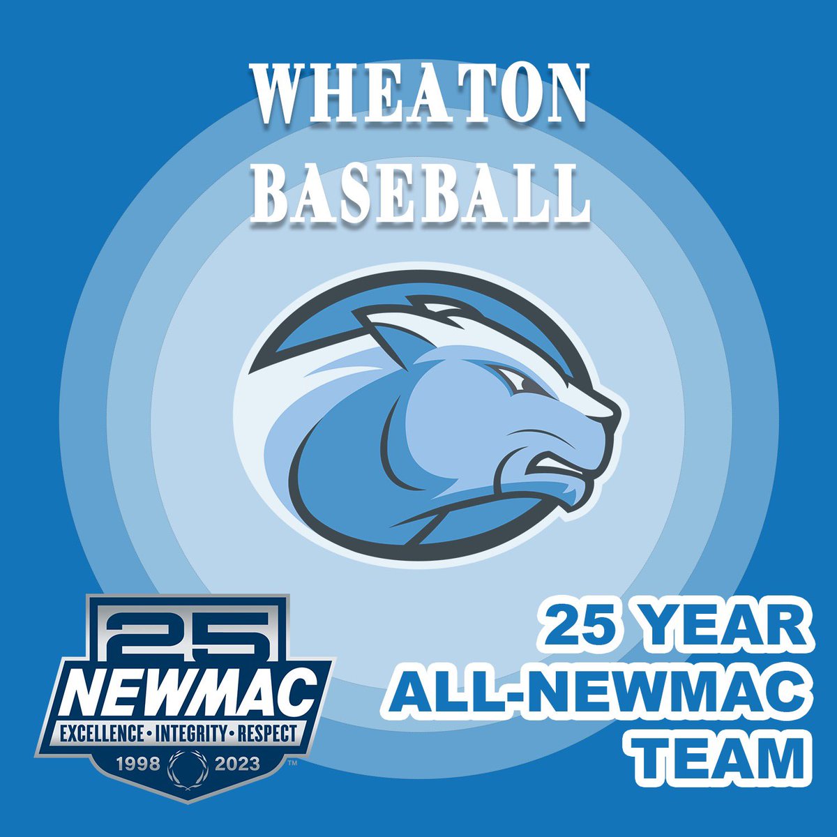 WheatonBSB's tweet photo. Congratulations to all our guys who were named to the @NEWMACsports 25 Year Baseball Team.

Click the link in our bio for the full release.

#LetsGoWheat https://t.co/gHKg2Syfq0