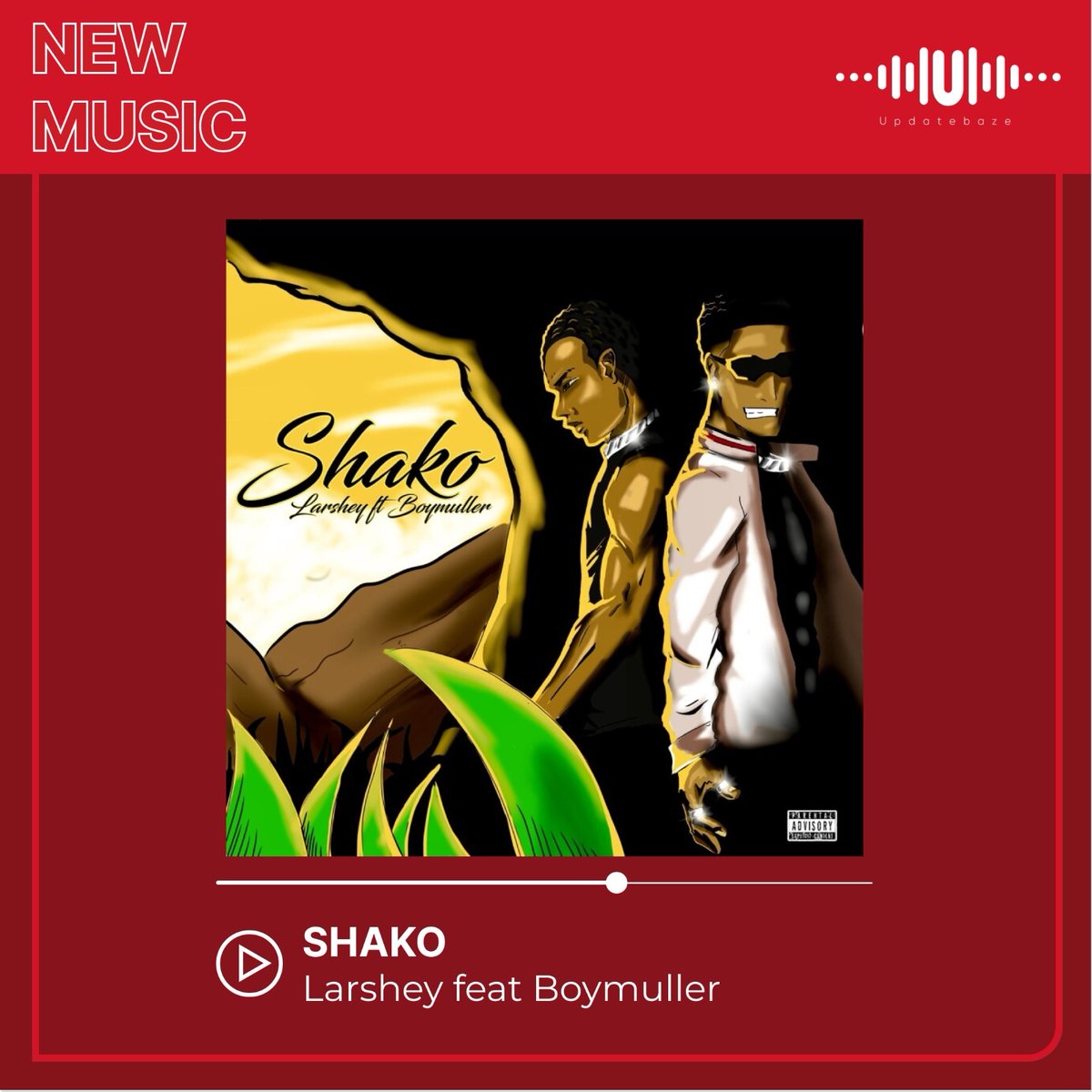 New music 'SHAKO' out on all platforms 🔥🔥🎶 #distributedbyupdatebaze