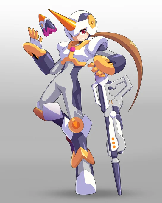 Aile - #Megaman Model W    Commission for mobilesuitsoldier, based from my old drawing.