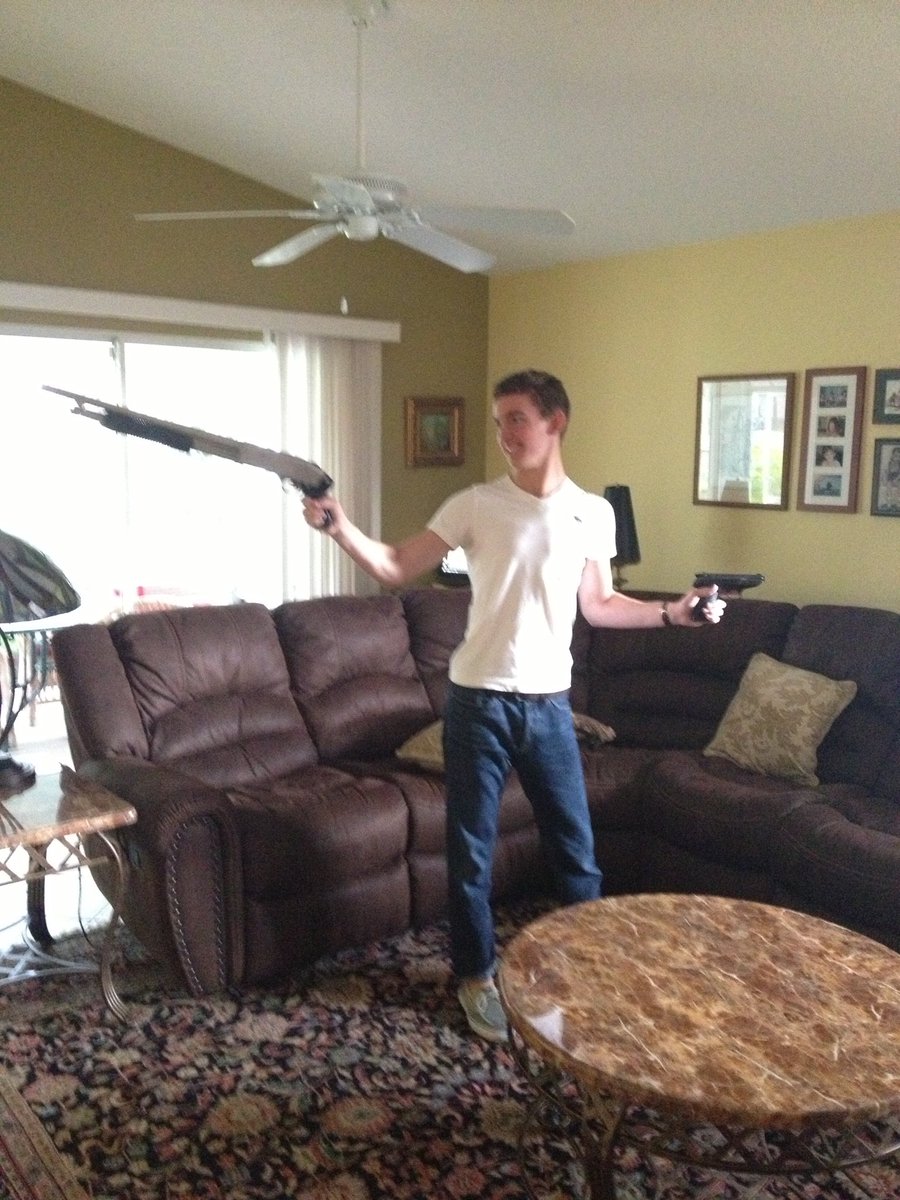 Me in 2013 after killing a home invader