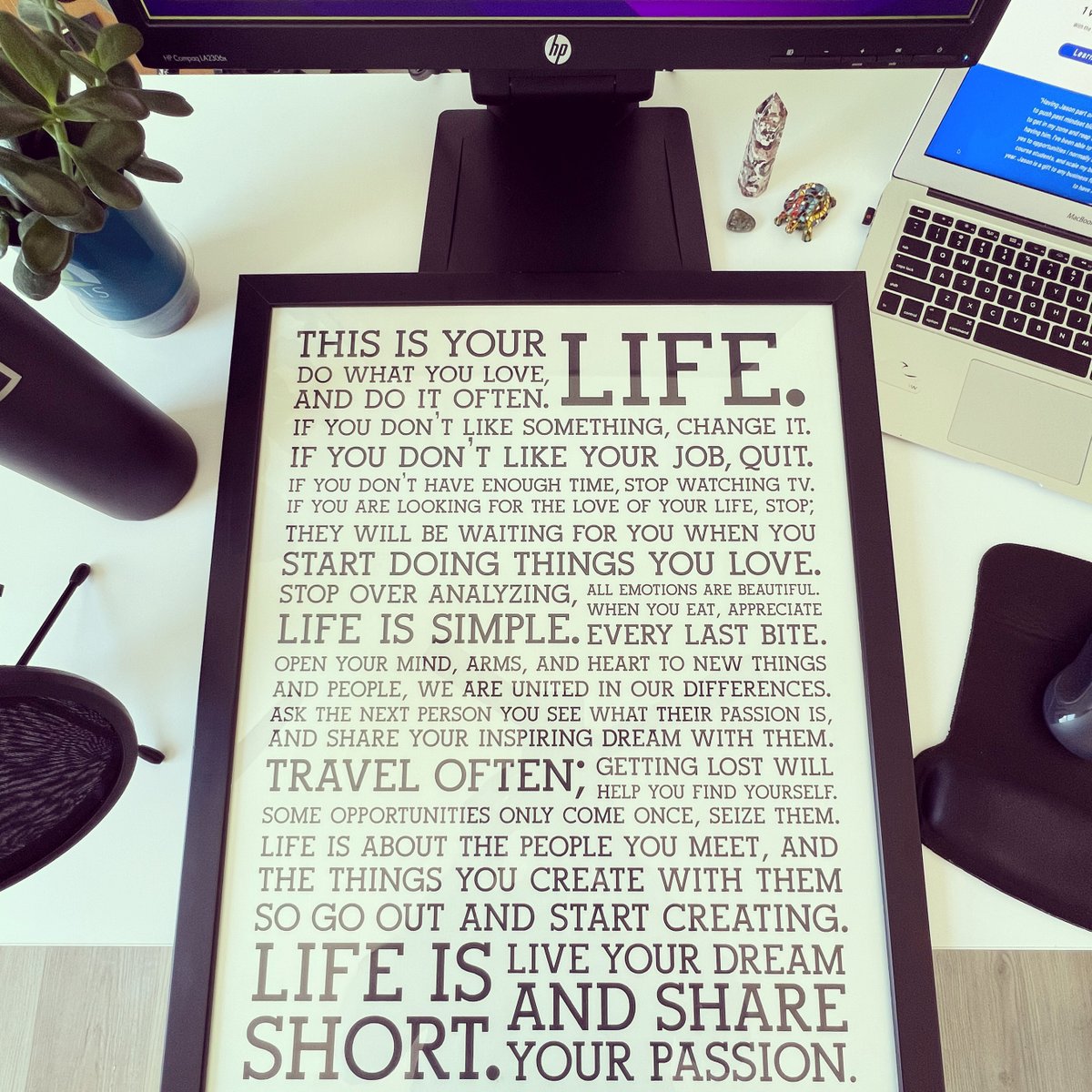 JGriffasi's tweet photo. “This is your life. Do what you love and do it often.”

This @holstee poster is full of so many powerful messages.

I’m sharing it today in hopes you see a message or 2 that moves you towards your dream life. 

Take what serves you most today…and run with it! https://t.co/cJHpHSz3A9