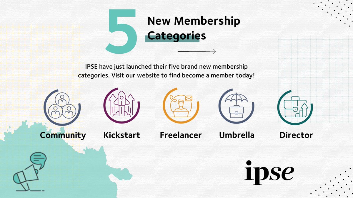 teamIPSE's tweet image. The moment we&apos;ve all been waiting for! What was once three has become five🤩

We are proud to introduce our brand new IPSE #MembershipCategories🎉

Head to our website and become an IPSE #member today:
➡️ ipse.co.uk ⬅️
