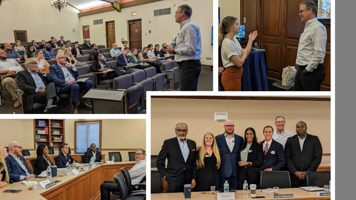 mkazazis's tweet photo. Last night, @MarkHertling  and I had the honor of welcoming back @CrummerBusiness  alum, Jeff Vahle ('94MBA), president of Walt Disney World Resort, to the Crummer Innovative Leader Series. Joining also, for the special evening, was our new dean, Dr. @Anil_Menen! https://t.co/p4Q48zUckO