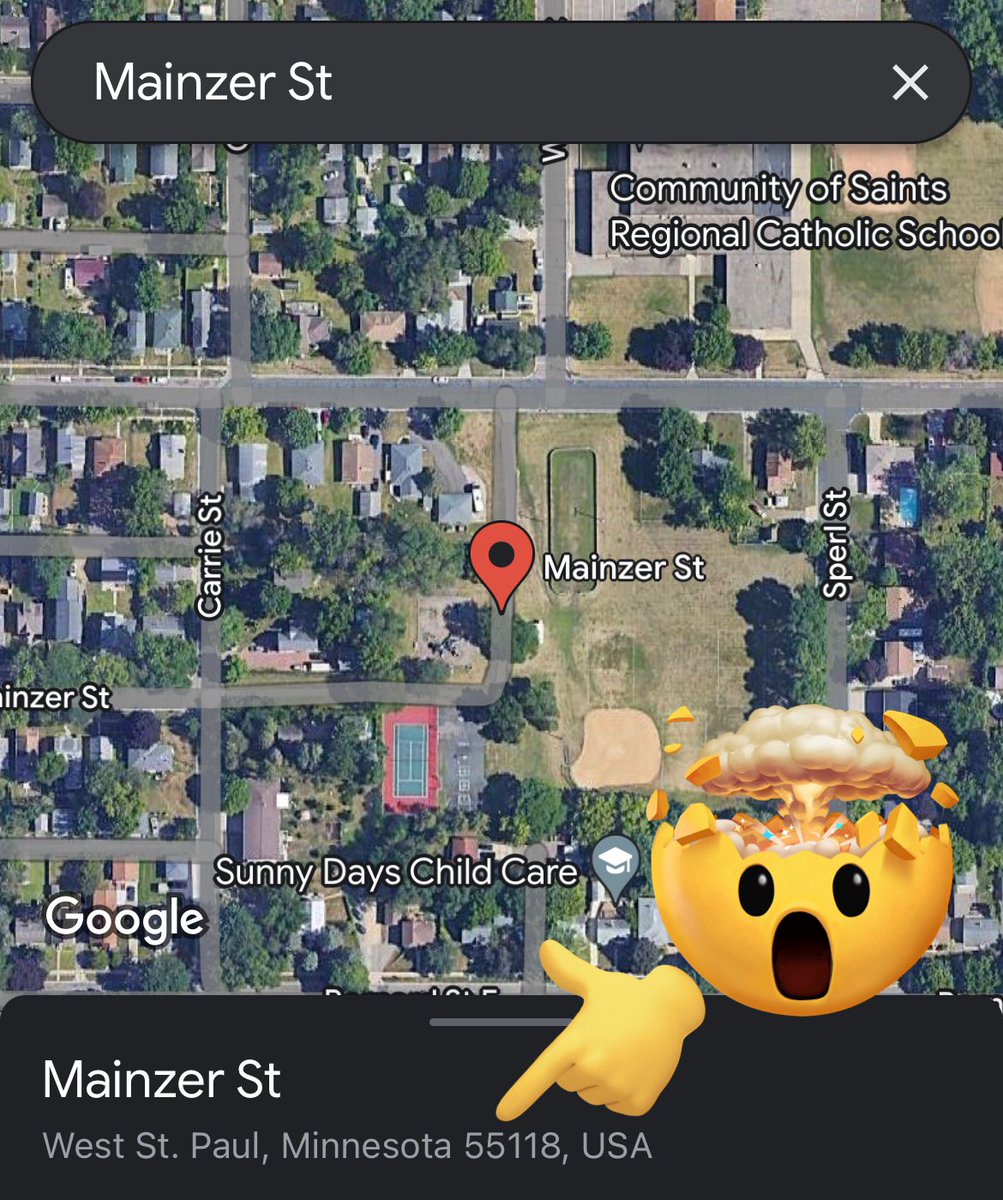 ZoePionierin's tweet photo. #FunFact: There is only one Mainzer Street in the US.
It is in the @cityofsaintpaul, #Minnesota just southeast of #Minneapolis and it has the same zip code as the German City @mainz_de 55118. https://t.co/6rScxK9SZd