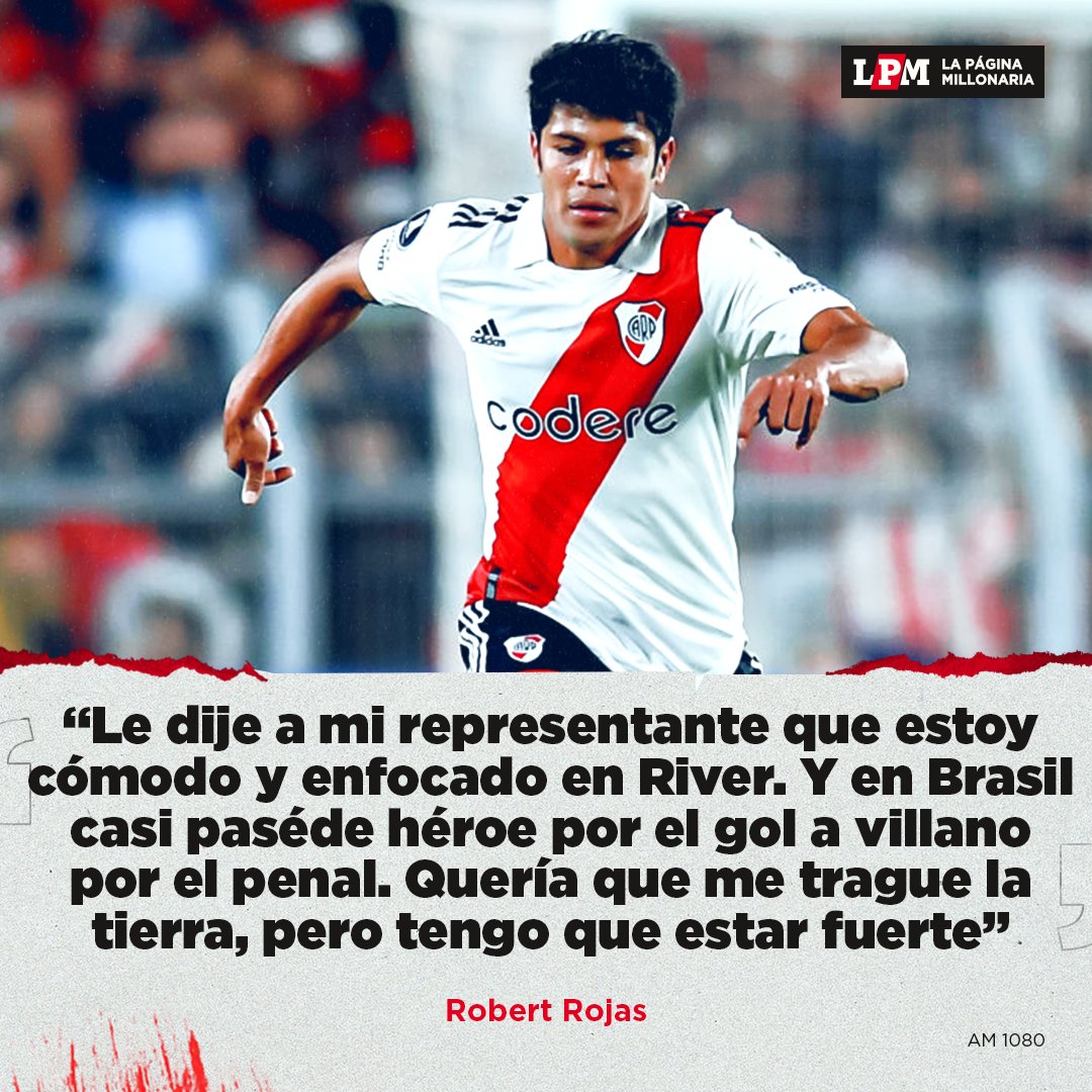 RiverLPM's tweet photo. Robert Rojas rompió el silencio después de todo lo ocurrido en Brasil. https://t.co/qwCcMgfq9z