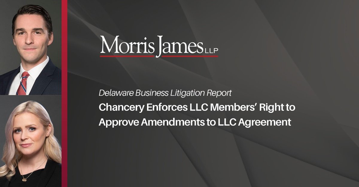 Morris James LLP tweet media