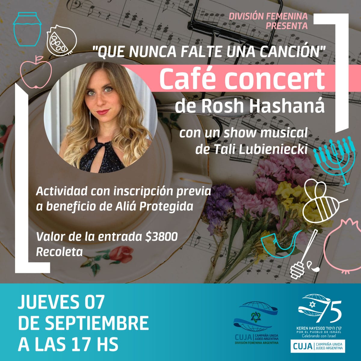 Itongadol's tweet photo. La División Femenina de CUJA- Keren Hayesod cierra el año 5782 con un Café Concert a beneficio
@khuia #CUJA #KerenHayesod #Argentina
Ver más: https://t.co/PJicD8CtmK https://t.co/tHTKVZNAHD