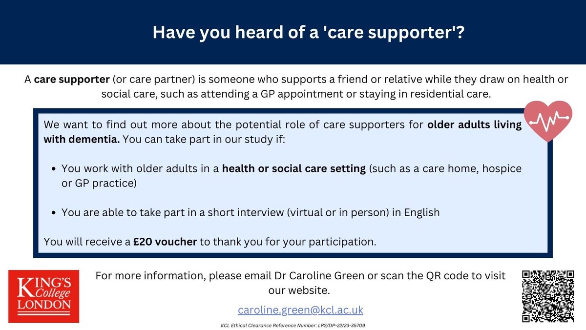 NathanDavies50's tweet image. If you work in healthcare - in a care home, GP practice, hospital, or hospice for example please do get in touch - we’d love to hear your views about ‘care supporters’ for people with #dementia @hscwru