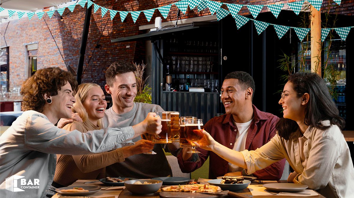 BarcontainerCom's tweet photo. Elevate every #ThirstyThursday with our versatile container bars! 🎉🍻 Create unforgettable moments indoors or out, raising a toast with friends and family. Cheers to your next celebration! 🥂💫 #ContainerBars #CelebrationVibes https://t.co/36iaAex8jH