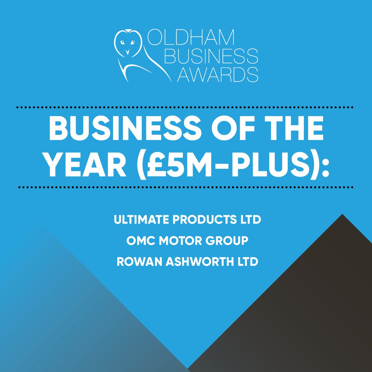 Oldham Business Awards tweet media
