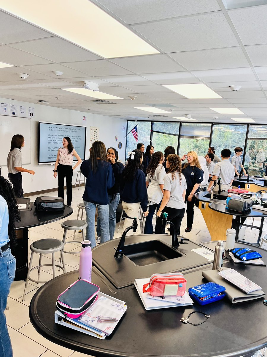 First day of school🏫, and already impressive activities and presentations👨‍🏫 in place (pre-planning community builders were utilized as well😊)<a href="/OrlandoSciMH/">Orlando Science High School</a> <a href="/OrlScience/">Orlando Science</a>