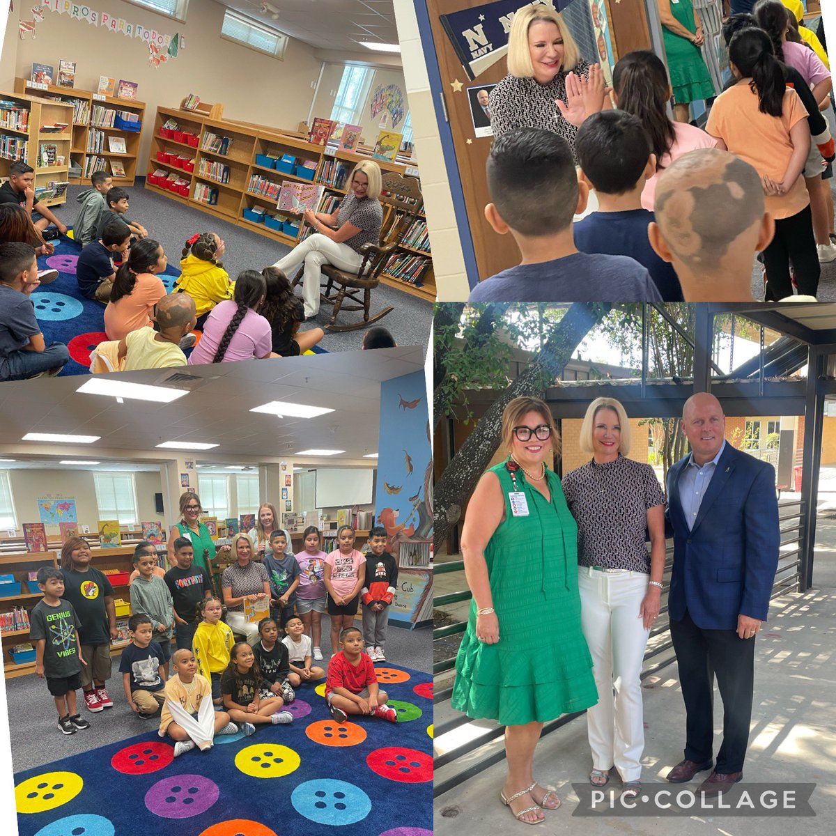 Exciting day <a href="/NISDCable/">Cable Elementary</a> with our TX Land Commissioner Dr. Buckingham &amp; <a href="/NISD/">Northside ISD</a> Dr. Craft visiting our Cubs 🐻! Classroom visits &amp; a read-aloud 📚were a fun surprise 🙌! #Cableenrichment #sisepuede <a href="/DrBuckinghamTX/">Dawn Buckingham</a> <a href="/Dpin1967/">Debra Pinon</a> <a href="/galindo_lann/">Laura A. Galindo</a>