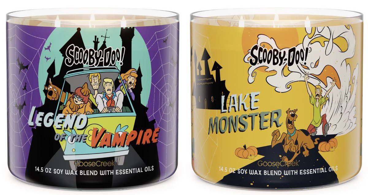 OHMYGURD!! I love these!!

Scooby Doo X GooseCreek Halloween Candles!!

Link>> goosecreekcandle.com/collections/sc…

(News/Image::GooseCreek)

Feeling these👇🏻