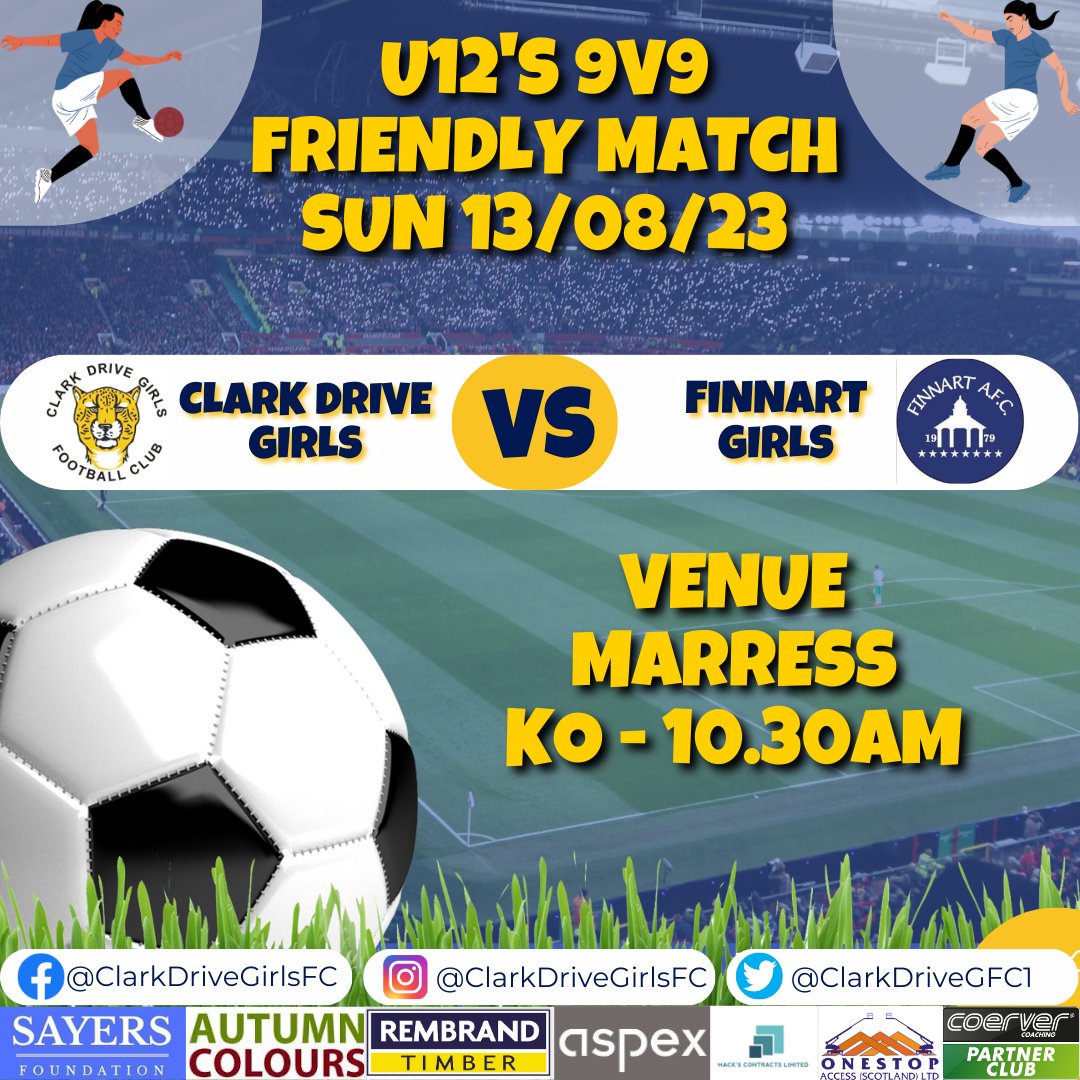 ClarkDriveGFC1's tweet photo. U12's 9v9 are in action again this Sunday in a friendly match against @finnartgirls Get yourself down and support the girls #monthedrive https://t.co/mqM4tiZODT