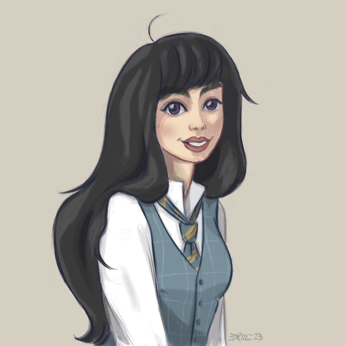 Updated profile painting for Celestina ✨ #HogwartsLegacy #hogwartslegacyMC