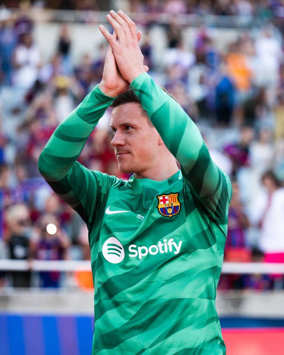 mterstegen1's tweet photo. New home, new season. We’re ready for 2023/2024 💪🏻🔵🔴 @FCBarcelona https://t.co/DMqEe02NE2