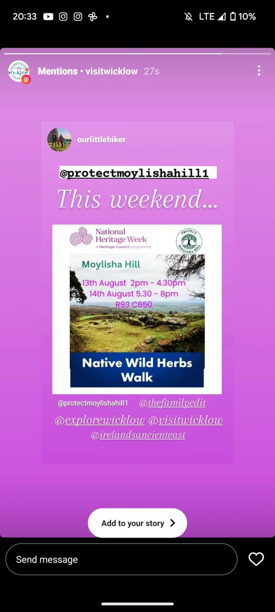 Please book in advance as places are limited and this event is in high demand. 
Please contact 089 4130120 or 087 9562685 for further details.