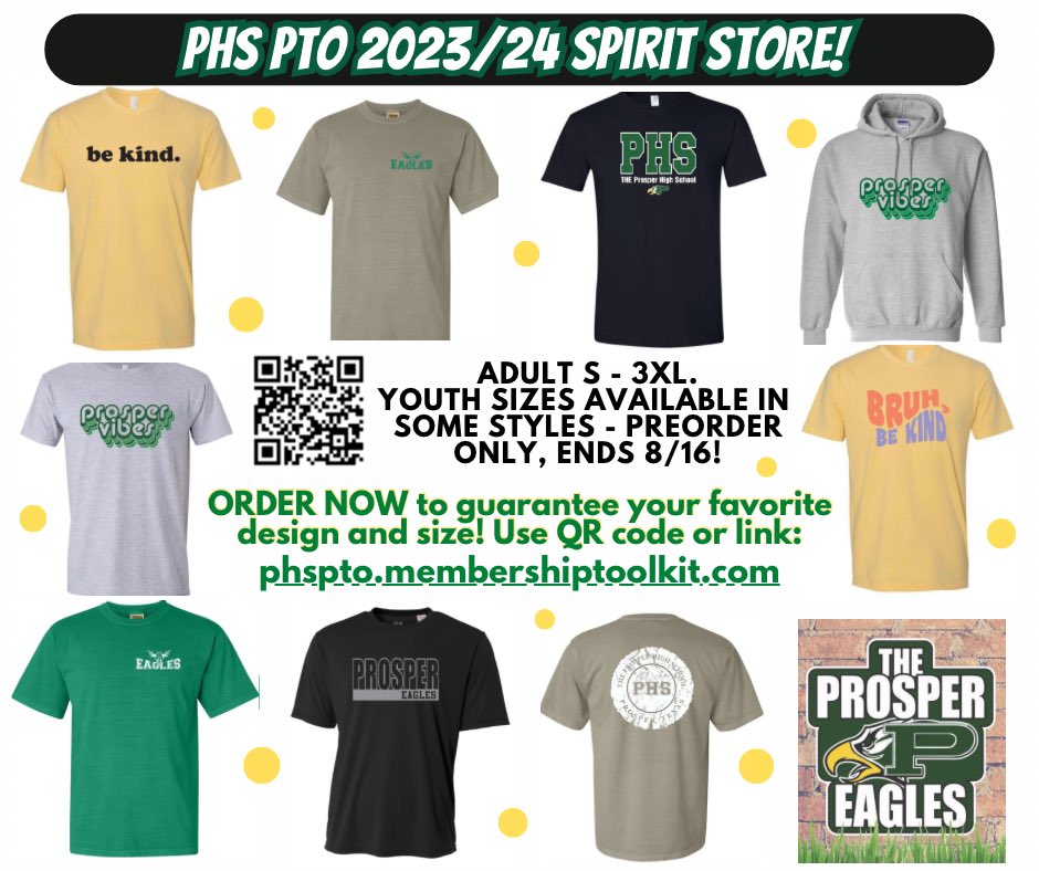 Prosper High School PTO tweet media