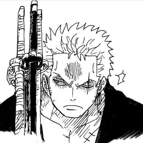 One piece manga, Zoro, One piece drawing