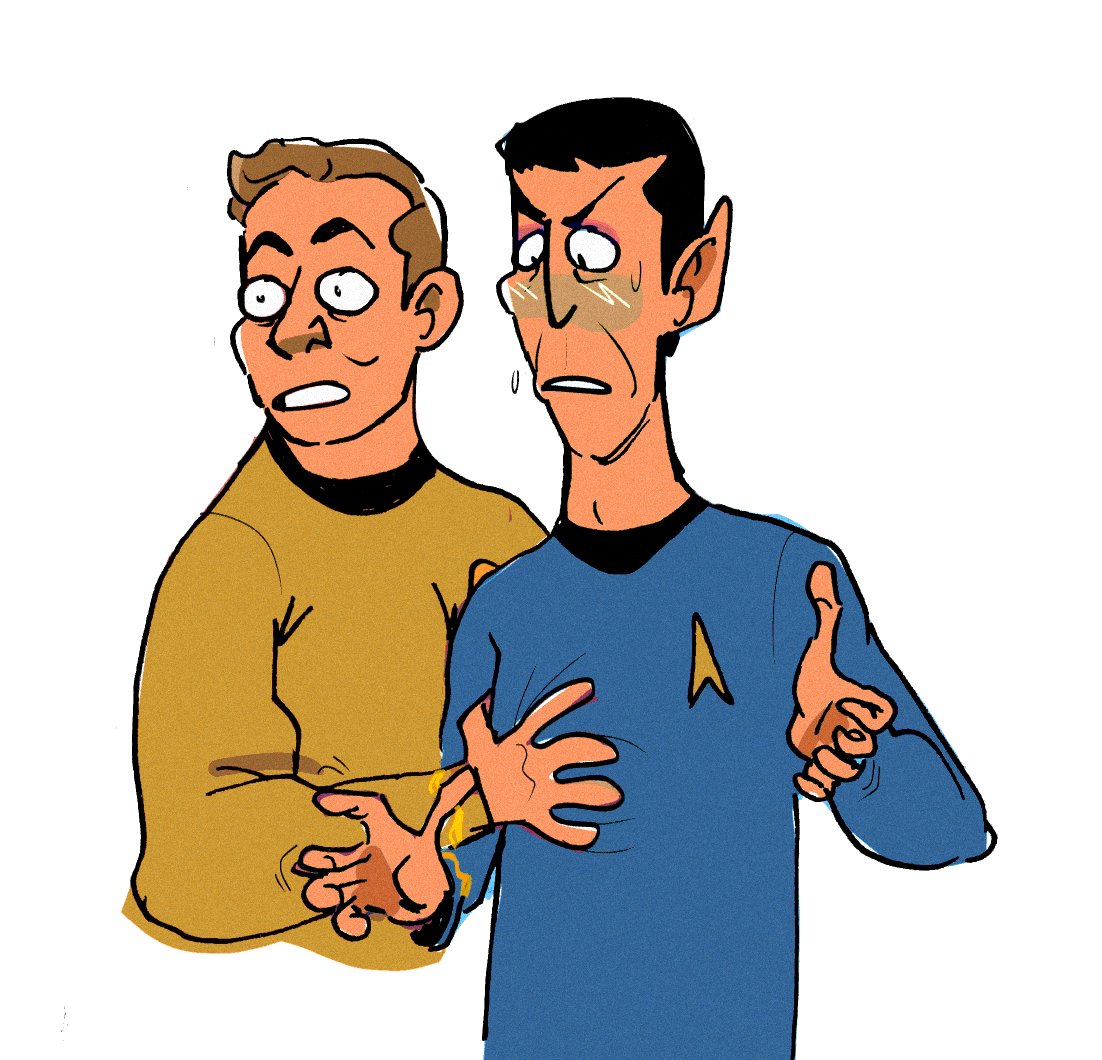NO TITTY TOUCHING ALLOWED #startrek #spirk