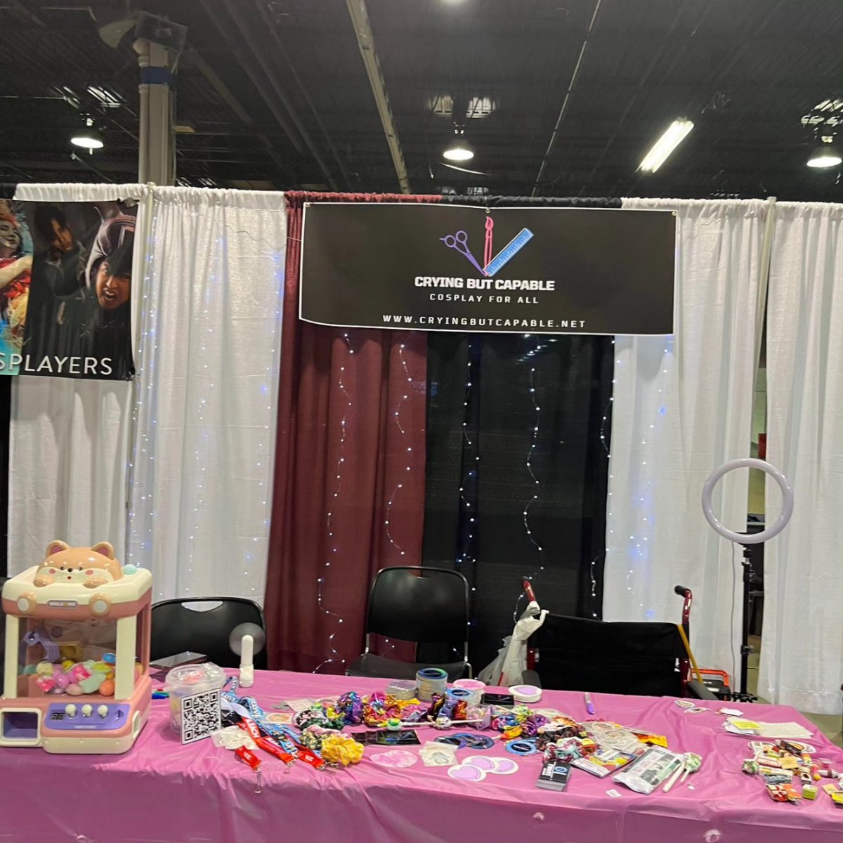 Hey guys!!! CBC made it to <a href="/fanexpochicago/">FAN EXPO Chicago</a> with our very first community table! We are all so excited!. Not only to be here and see you all, but share our panel with everyone and meet you!.

#fanexpochicago #cbccosplay #cosplayersofinstagram #cosplayersofchicago #chicagocosplay