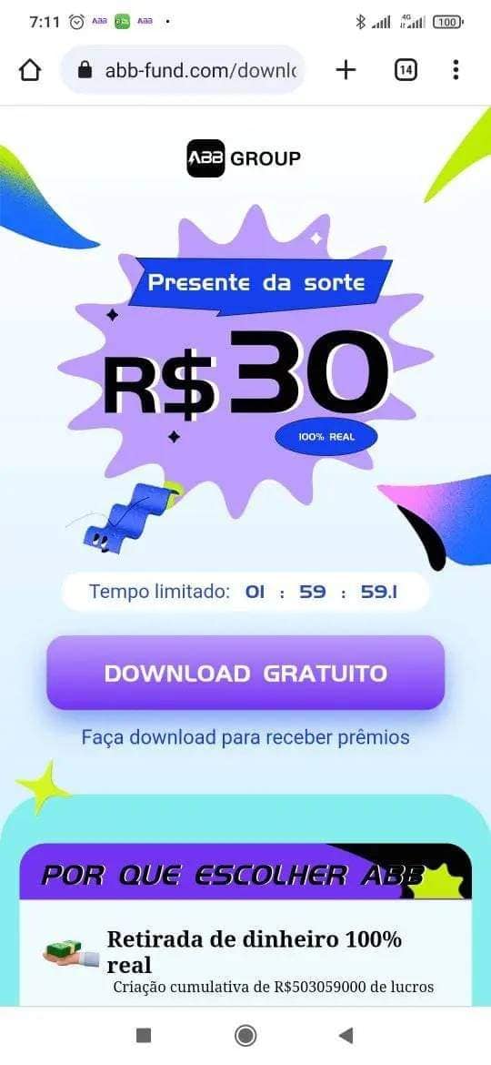 JoanaJoana2303's tweet image. Plataforma nova dando 30 reais no cadastro e mais 4 reais pra você indicar seus amigos, SACA COM 30 NO PIX!!

#xcometh #mulheresdeareia ceci eu amei apple iphone rihanna arthur aguiar abb-fund.com/download?code=…