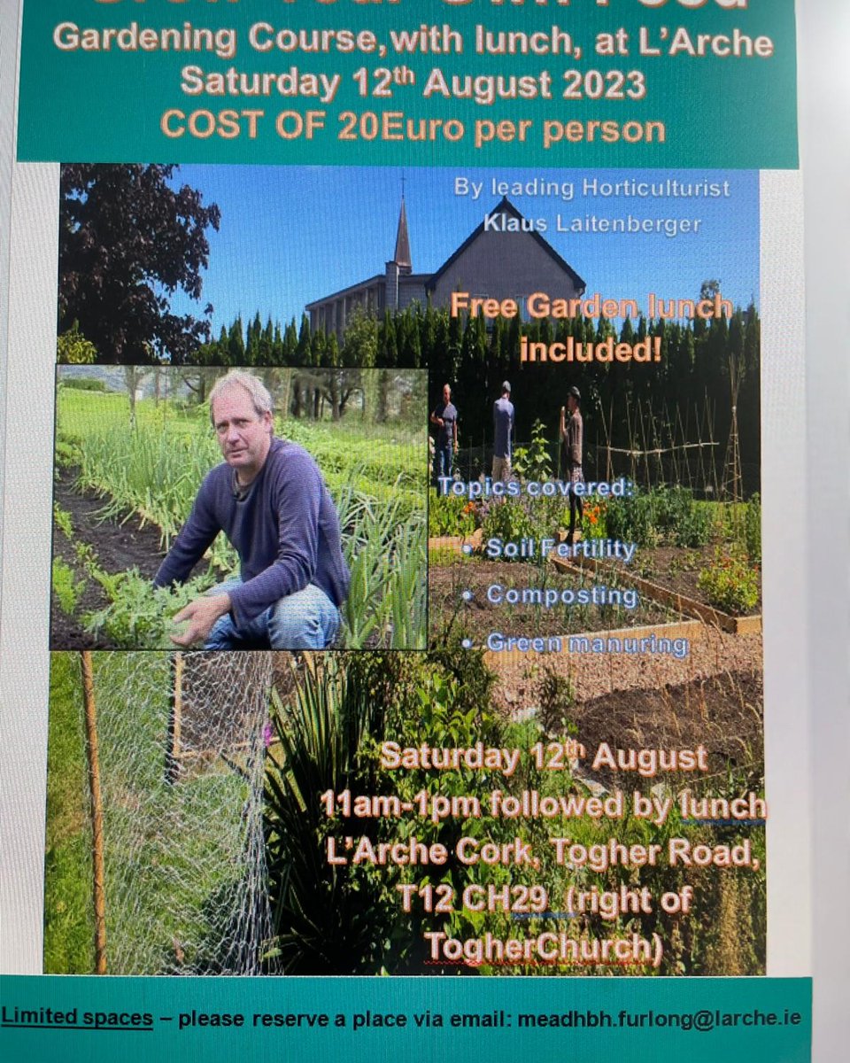 Come and have a look at the new developments at the L'Arche community in Togher, Cork. From lawn to vegetables!