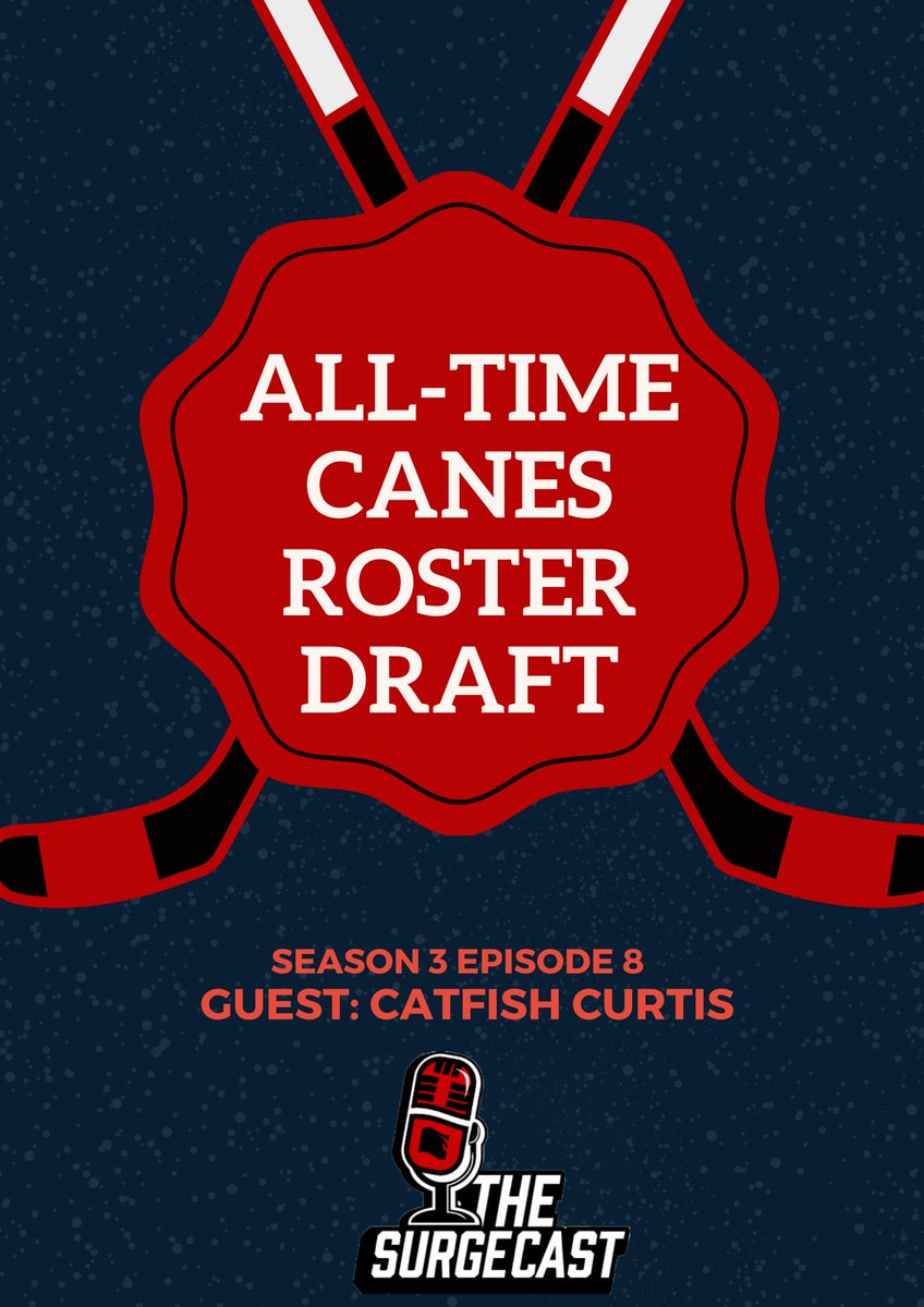 🚨 Program Announcement 🚨 

We did a starting line fantasy draft last year. But now, it’s time for the All-Time Canes Roster Draft!

This Sunday we will have Bailey’s dad <a href="/JasonTCurtis/">Catfish Curtis</a> join us for the most epic fantasy draft on TSC!

We are going full 23-man rosters so be ready!