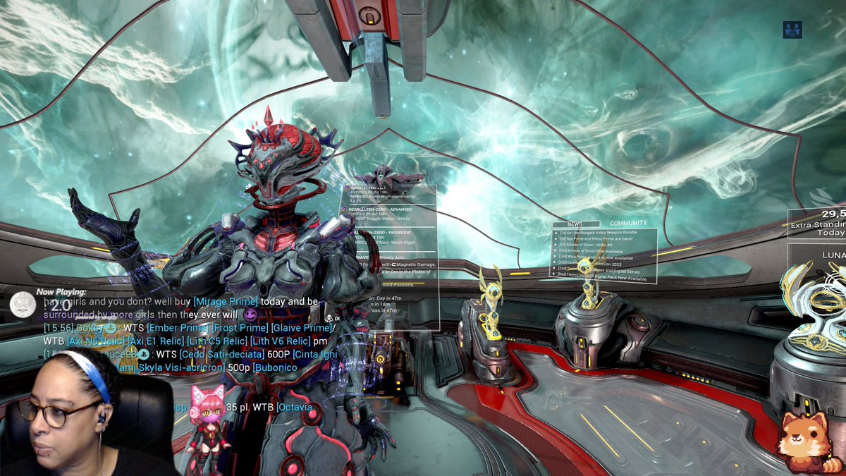 LadyDeztiny's tweet photo. Hey, LadyDeztiny is now live on Twitch Go check it out!  https://t.co/ofoRKw0w7N  I'm LIVE NOW!!! 
 Currently playing Warframe https://t.co/9gCHx5WVIF